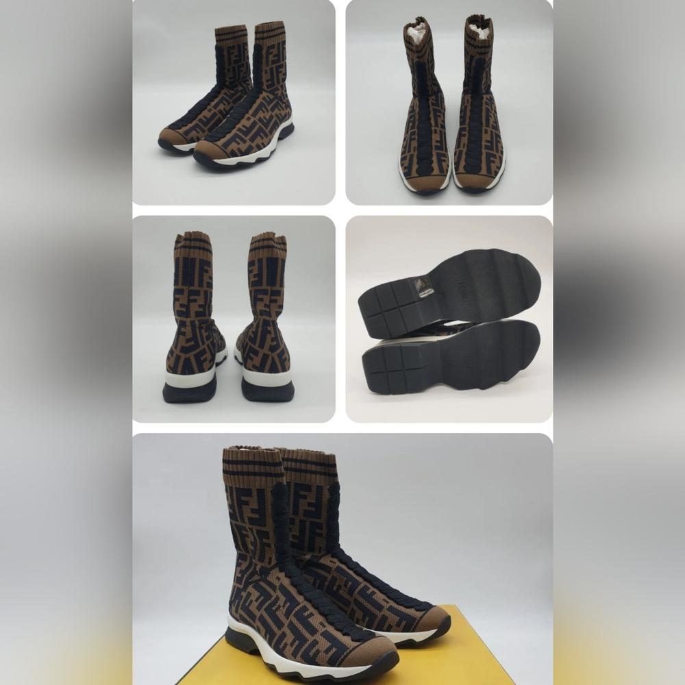 Fendi Sock Sneaker Boots